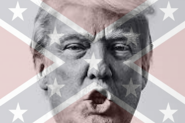 Trump and the confederate flag