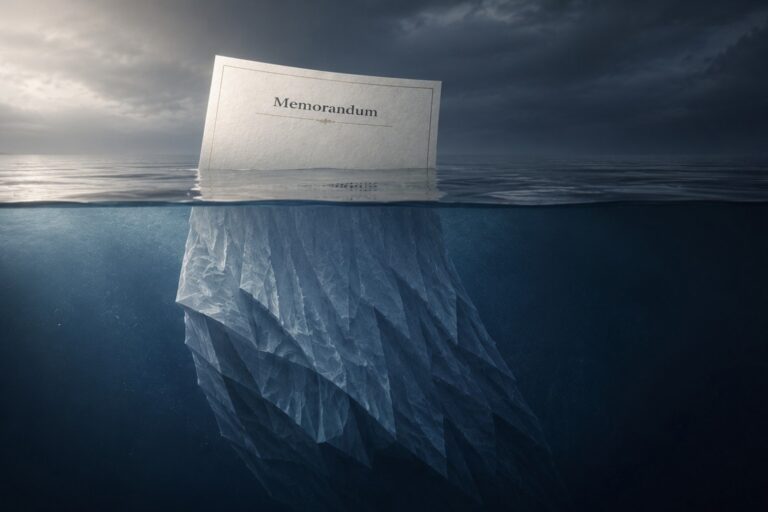 Memorandum of Uncertainty Memorandum of Uncertainty